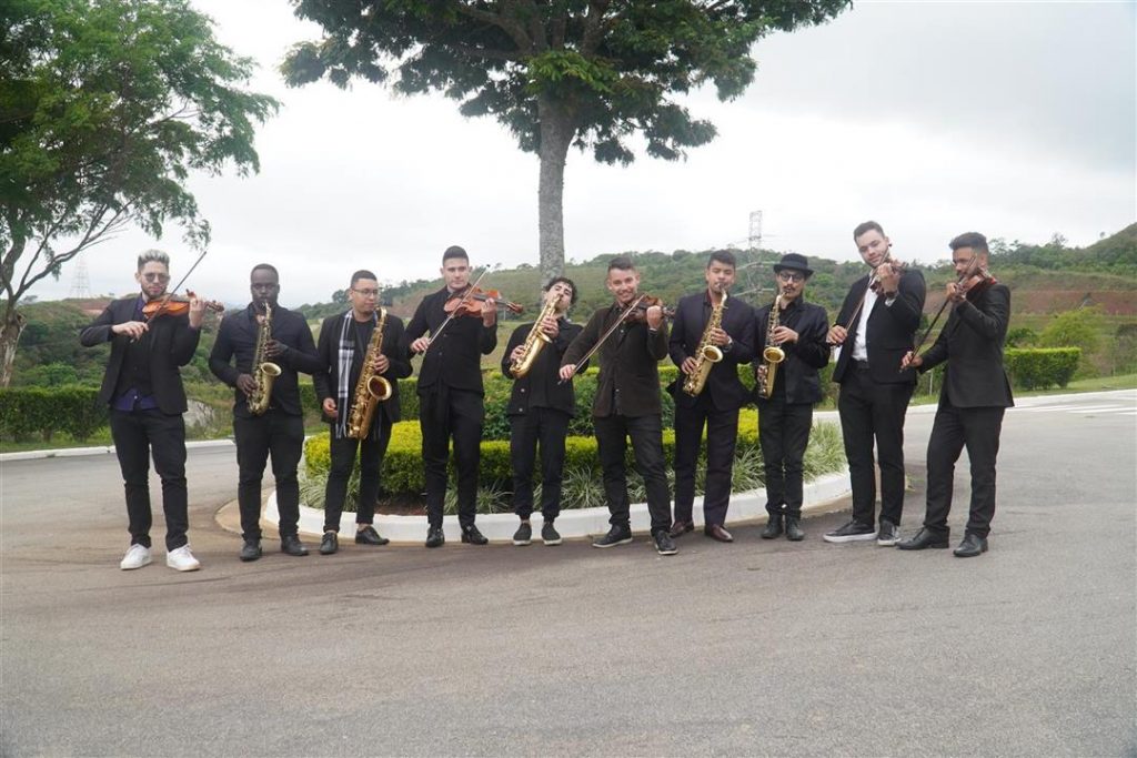 Músicos no Dia de Finados 2022 no Memorial Parque Jaraguá