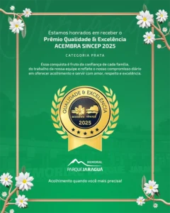 Prêmio Qualidade e Excelência Acembra Sincep - Memorial Parque Jaraguá