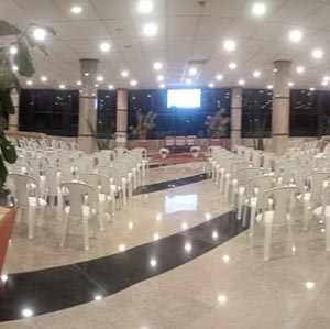 Salão principal do Memorial Parque Jaraguá